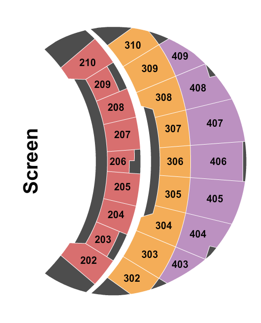 The Sphere Seating Chart